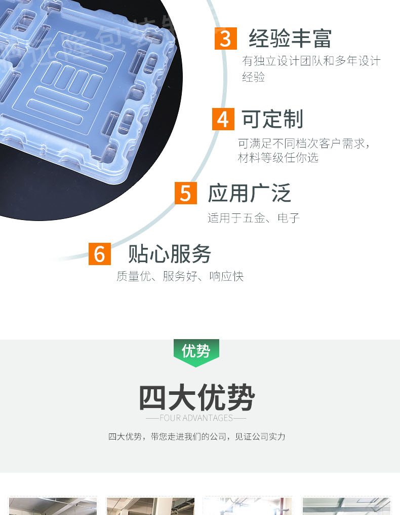 pp五金吸(xī)塑托盤包裝産(chǎn)品