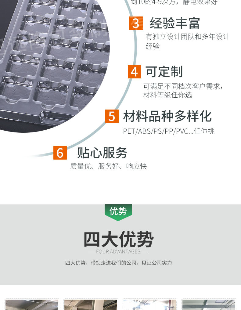pet防(fáng)靜(jìng)電吸(xī)塑(sù)托盤